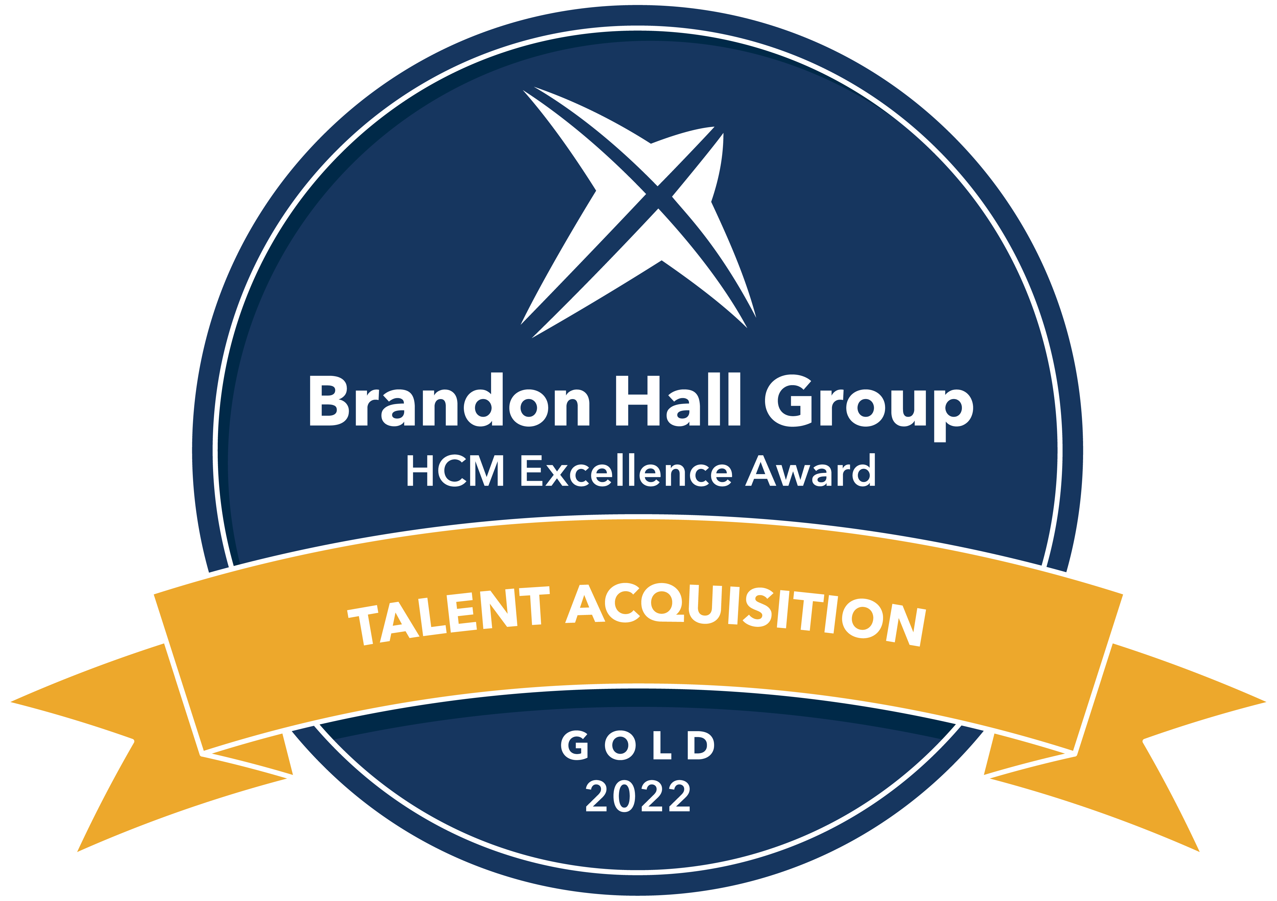 Brandon Hall Gold award badge 2022